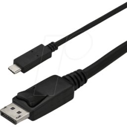 STARTECH.COM ST CDP2DPMM1MB - Cable adaptador USB Type-C macho a DP macho, 4K, 1 m..