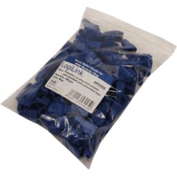LOGILINK MP0008 - Funda de protección de pandeo modular de 100 uds. azul