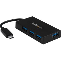 STARTECH.COM ST HB30C4AFS - USB 3,0, 4 puertos USB-C Hub, 4x USB-A, negro