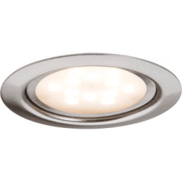 PAULMANN PLM 93553 - Luminaria empotrada Micro Line, 16 W, 305 lm, 2700 K, redonda