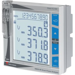 CARLO GAVAZZI WM20AV53H - Medidor de energía WM20, 3 fases, pantalla LCD, 2 alarmas