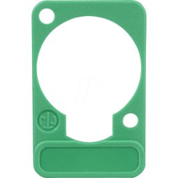 NEUTRIK DSS GN - Placa de rotulación XLR, serie D, verde