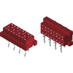 BINDER MPE GMBH MPE 369-3-012 - Conectores hembra Micro Match de 1,27 mm, 2X06, acodados