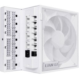 LIAN EG1000GW - Fuente de alimentación Lian Li EDGE GOLD 1000, blanco, incl. Hub