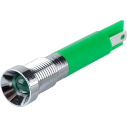 APEM APM Q8R1C G220E - Lámpara de señalización LED, verde, 220 V,