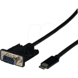 EFB-ELEKTRONIK EFB EBUSBCVGAK2 - Cable adaptador USB C > VGA, 1080p, 2,0 m