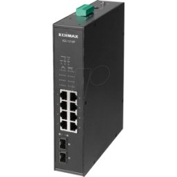 EDIMAX EDI IGS-1210P - Switch, 10 puertos, Gigabit Ethernet, PoE+, SFP