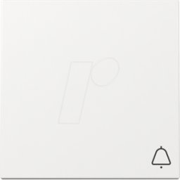 GIRA 3286 03 - Balancín con símbolo timbre, blanco puro brillante