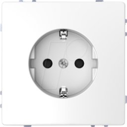 MERTEN ME MEG2300-6035 - Toma de corriente con toma de tierra, blanco loto, diseño