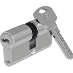 YALE YE 10723030042 - Cilindro doble 1000, NGF, 30/30, níquel satinado, 2 pieza