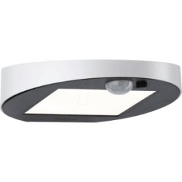 PAULMANN PLM 94247 - Luz solar DEL LED, luz de la pared, blanco, IP44, detector de mo