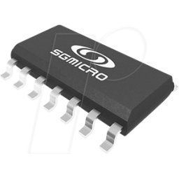 SG MICRO LM324ZS14G/TR - Amplificador operativo 4x, 3,0 - 32V, 1.1MHz, 0,35 V/µs, SO-14