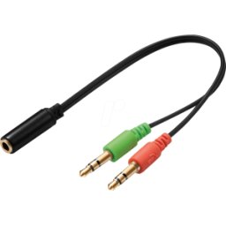 SANDBERG 508-67 - adaptador jack de 3,5mm mm, 2x enchufe / 1x enchufe