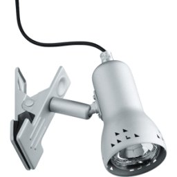 PAULMANN PLM 99825 - Lámpara de sujeción Gryps, E14, flexible, plata