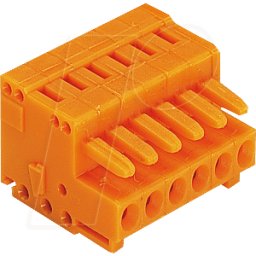 WAGO 734-208 - Barra de resorte CAGE-CLAMP, mini, RM 3,81, 8 pines