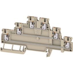 WEIDMÜLLER A3T 1.5 - Klippon® Connect feed-through terminal, A-series beige