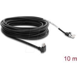 DELOCK 80966 - Cable de cámara GigE RJ45 / RJ45, 90°, CAT.6, S/FTP, 10 m.