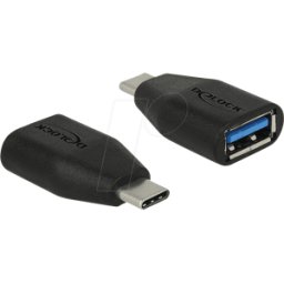 DELOCK 65519 - Adaptador USB 3.1 tipo-C macho a conector hembra A