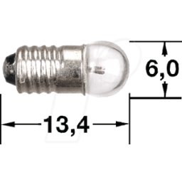 BARTHELME L 5505 - Lámpara pequeña de señalización, E5,