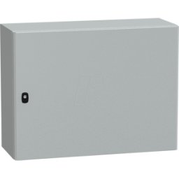 SCHNEIDER ELECTRIC NSYS3D6830P - Carcasa de acero S3D puerta sólida con placa de montaje 600 x 80