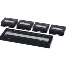 ATEN VS1824KIT - Divisor HDMI a través de CAT.6, 4 puertos, 4 receptores