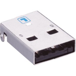LUMBERG LUM 2410-08 - Conector macho integrado USB, tipo a, macho, PCB