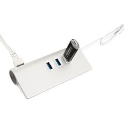 EXSYS EX-1132-N - USB3.0 3Port HUB-1xGiga-LAN, C-Plug, escritorio.