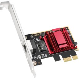 CUDY PE25 - Tarjeta de red, PCIe, 2,5 Gigabit Ethernet, 1x RJ45