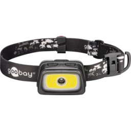 GOOBAY GB 58391 - Faro LED, 240 lm, negro, IPX4, 3x AAA (Micro)
