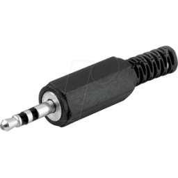 FREI KSS 25 - Conector jack, 2,5 mm, estéreo, 3 polos