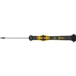WERA 05030115001 - Destornillador Kraftform Micro, ranura en cruz (PZ), 0