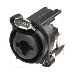REAN RCJ10FA-H - XLR receptáculo de 3 pines combinado con conector jack es
