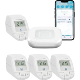 HOMEMATIC IP HMIP HAP2-ETRVB4 - Paquete de inicio de calefacción para 4 radiadores