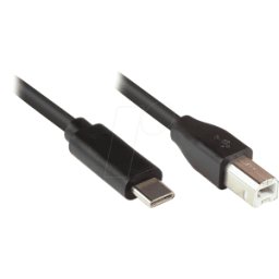 GOOD CONNECTIONS GC 2510-CB005 - Cable USB 2.0, conector C a conector B, 0,5 m