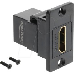 DELOCK 91194 - Receptáculo HDMI / receptáculo, 4K, negro