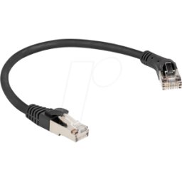 DELOCK 80626 - Cable de red RJ45 Cat.8.1 S/FTP macho 45° en ángulo recto a mach