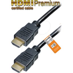 MAXTRACK TME C215-1 - Cable HDMI de alta velocidad con Ethernet, 4K, 1 m