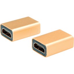 ROLINE GOLD ROLINE 12033153 - Adaptador HDMI socket < HDMI socket, chapado en oro