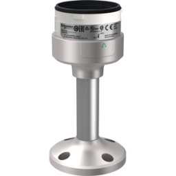 SCHNEIDER ELECTRIC XVUZ02Q - Base de montaje con tubo de aluminio 100 mm, carcasa de plata, p