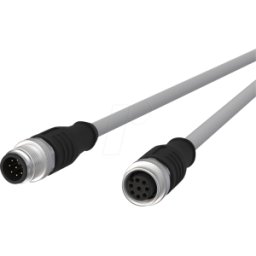 METZ CONNECT MC 142MNA12050 - Cable de sensor, M12, 8 polos, ac > KU, 5 m