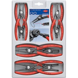 KNIPEX KN 00 20 04 SB - Juego de alicates para anillos de seguridad