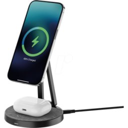XLAYER 220290 - Estación de carga Qi, MagSafe, 2 en 1, iPhone / AirPods,