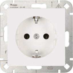 KOPP EL KO 949329007 - Toma de corriente empotrada, HK07, blanco puro