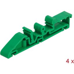 DELOCK 66261 - Clip para riel DIN para placa de 85 mm, 4 unidades