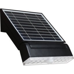 SHENZHEN OECO SOLAR OC-WL006C - Aplique solar, 8 W, 1200 lm, sensor de luz PIR, IP65