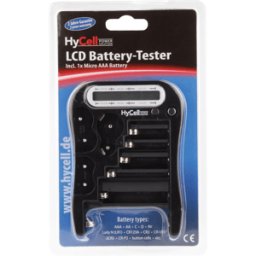 HYCELL ANS 1900-0037 - Comprobador de baterías para pilas redondas y de bot&oacu