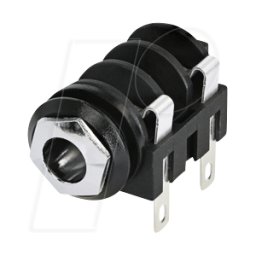 NEUTRIK NMJ2HC-S - conector mono jack de 6,35 mm, no conmutable, con funda cromada