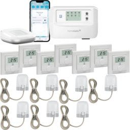 HOMEMATIC IP HMIP HAP2-FBHZ-7 - Set de inicio de calefacción por suelo radiante inteligente para