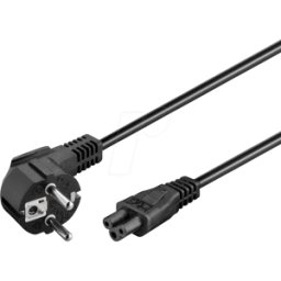 GOOBAY 44877 - Cable de red, conector macho con puesta a tierra, rosca, 3 m, ne