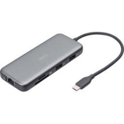 DIGITUS DIGI DA-70914 - Estación de acoplamiento / replicador de puerto, USB-C.